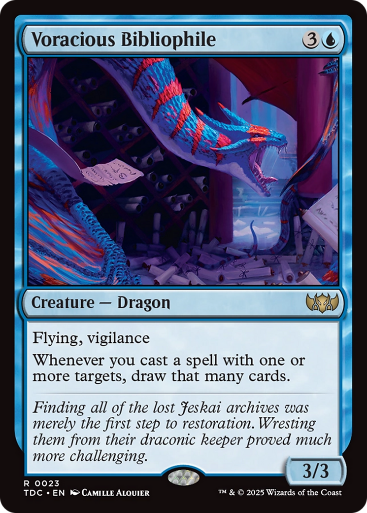 Voracious Bibliophile [Tarkir: Dragonstorm Commander] | Shuffle n Cut Hobbies & Games