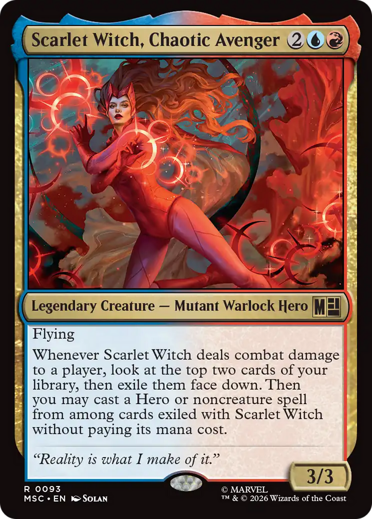 Scarlet Witch, Chaotic Avenger [Marvel Super Heroes Commander] | Shuffle n Cut Hobbies & Games