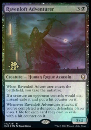 Ravenloft Adventurer [Commander Legends: Battle for Baldur's Gate Prerelease Promos] | Shuffle n Cut Hobbies & Games