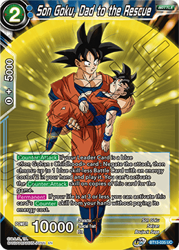Son Goku, Dad to the Rescue (Uncommon) (BT13-035) [Supreme Rivalry] | Shuffle n Cut Hobbies & Games