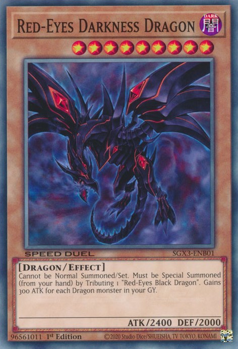 Red-Eyes Darkness Dragon [SGX3-ENB01] Common | Shuffle n Cut Hobbies & Games