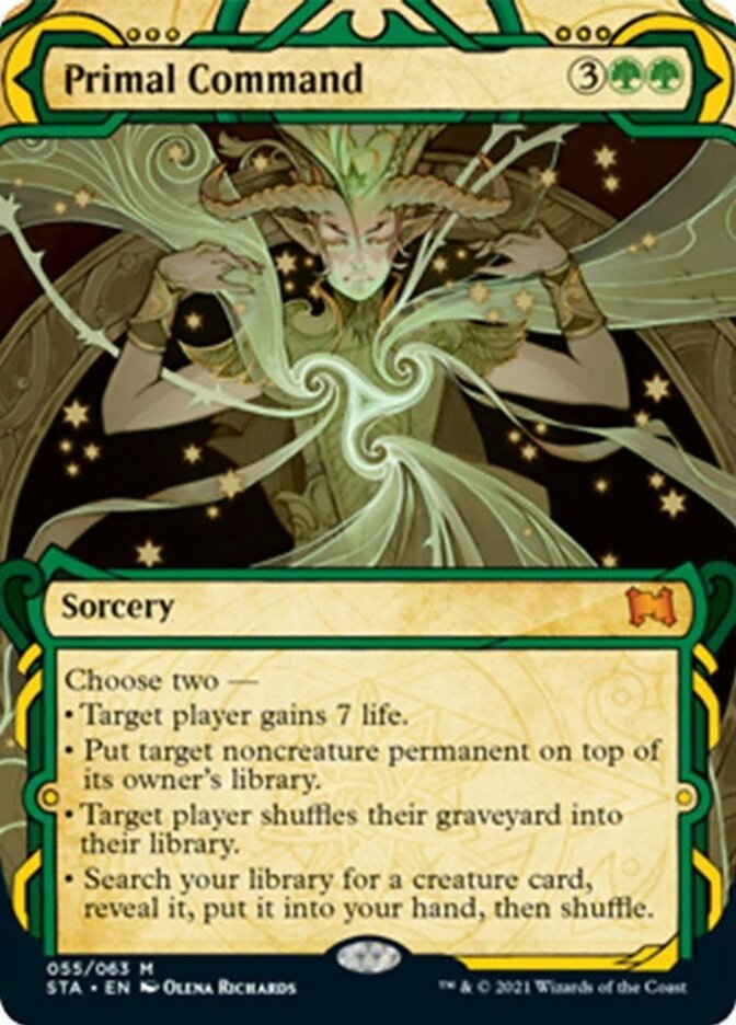 Primal Command (Foil Etched) [Strixhaven: Mystical Archive] | Shuffle n Cut Hobbies & Games