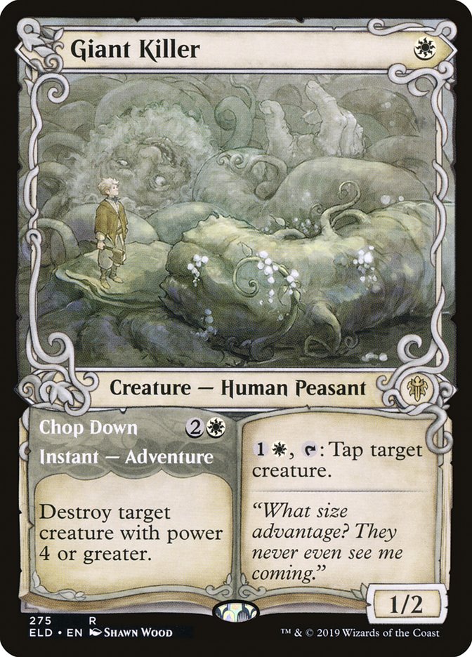 Giant Killer // Chop Down (Showcase) [Throne of Eldraine] | Shuffle n Cut Hobbies & Games