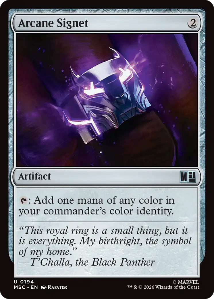 Arcane Signet (0194) [Marvel Super Heroes Commander] | Shuffle n Cut Hobbies & Games