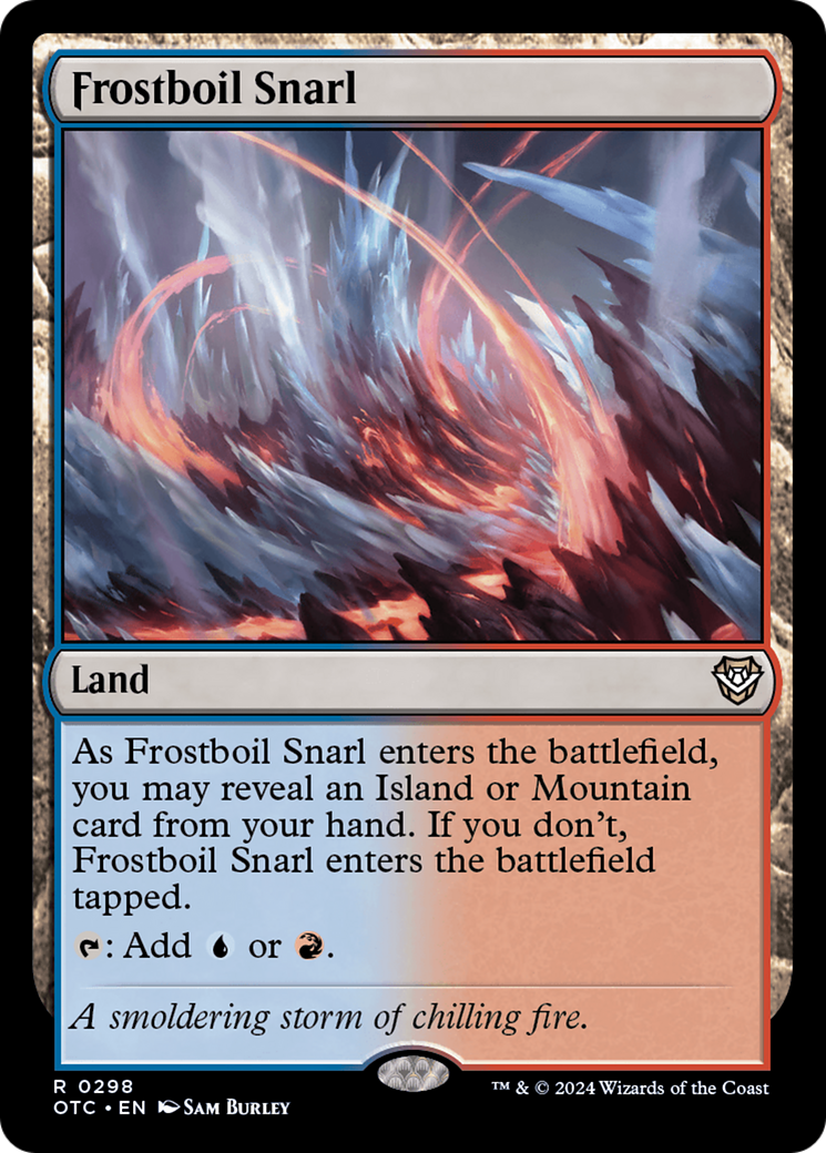 Frostboil Snarl [Outlaws of Thunder Junction Commander] | Shuffle n Cut Hobbies & Games