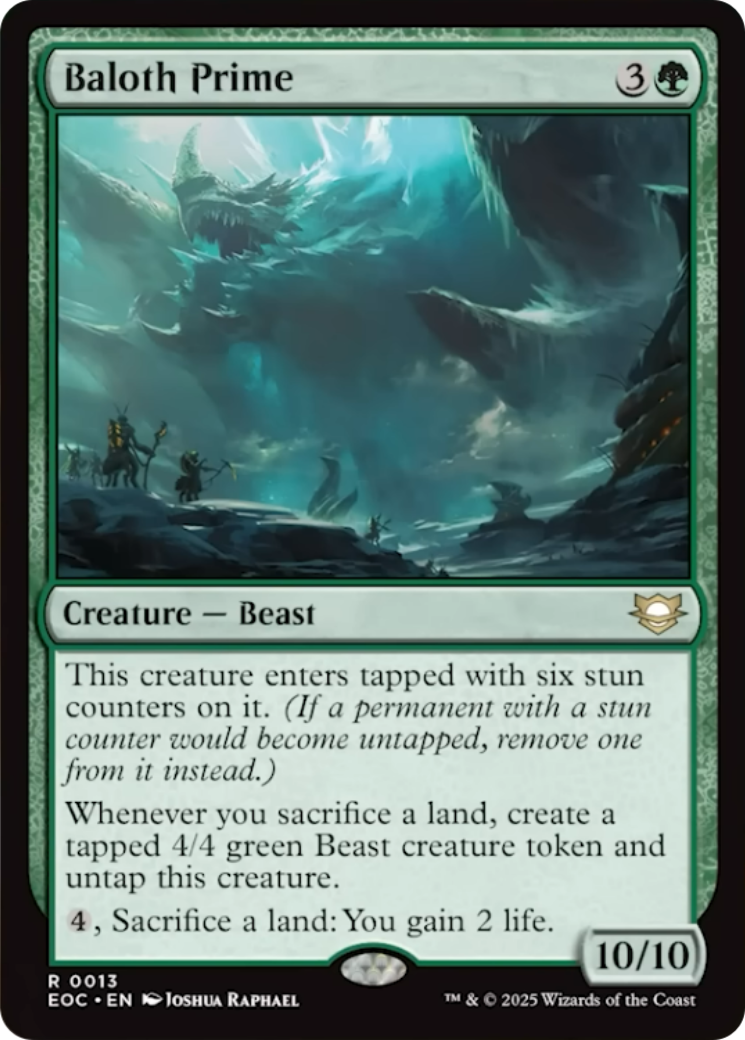 Baloth Prime [Edge of Eternities Commander] | Shuffle n Cut Hobbies & Games