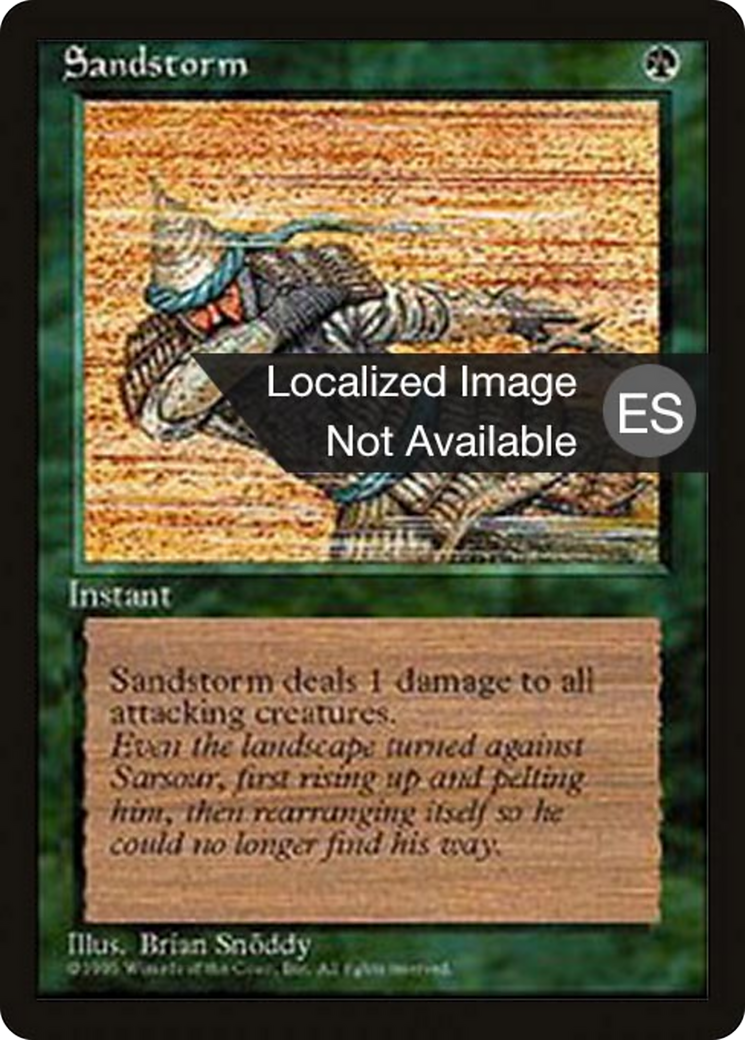 Sandstorm [Fourth Edition Foreign Black Border] | Shuffle n Cut Hobbies & Games