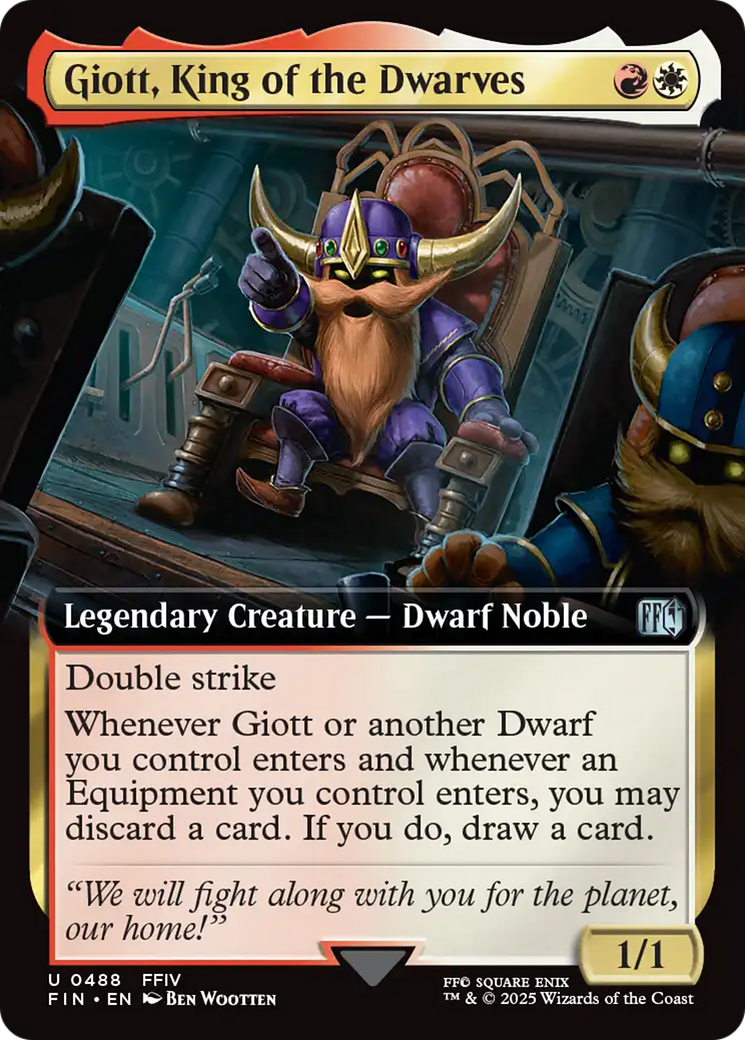 Giott, King of the Dwarves (Extended Art) [FINAL FANTASY] | Shuffle n Cut Hobbies & Games