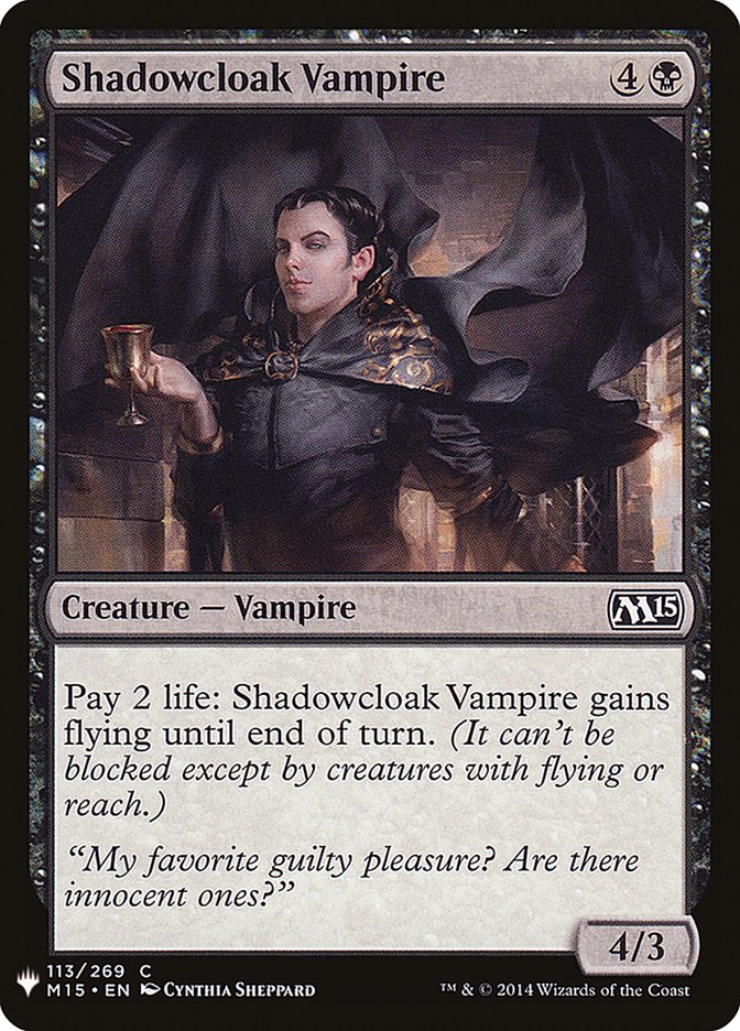 Shadowcloak Vampire [Mystery Booster] | Shuffle n Cut Hobbies & Games