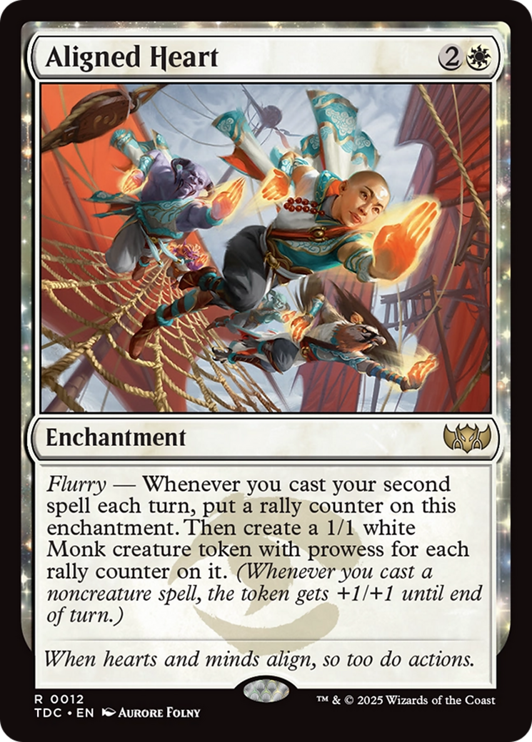 Aligned Heart [Tarkir: Dragonstorm Commander] | Shuffle n Cut Hobbies & Games