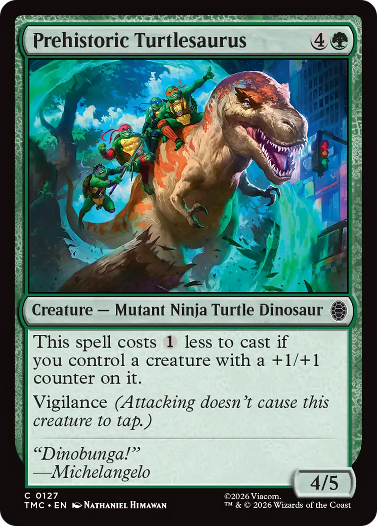 Prehistoric Turtlesaurus [Teenage Mutant Ninja Turtles Commander] | Shuffle n Cut Hobbies & Games