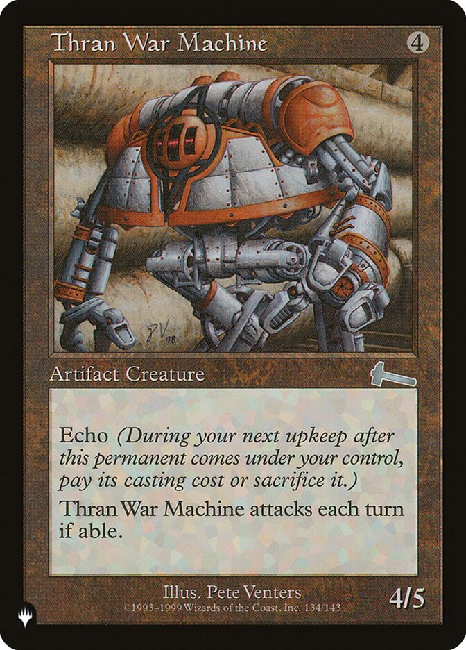 Thran War Machine [The List] | Shuffle n Cut Hobbies & Games