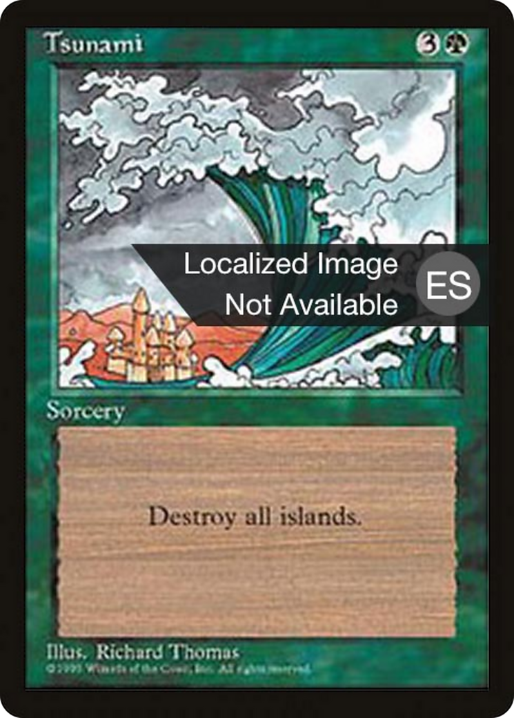Tsunami [Fourth Edition Foreign Black Border] | Shuffle n Cut Hobbies & Games