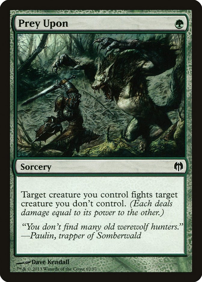 Prey Upon [Duel Decks: Heroes vs. Monsters] | Shuffle n Cut Hobbies & Games