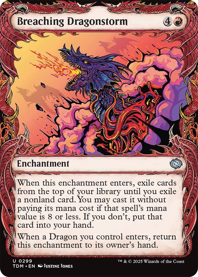 Breaching Dragonstorm (Showcase) [Tarkir: Dragonstorm] | Shuffle n Cut Hobbies & Games