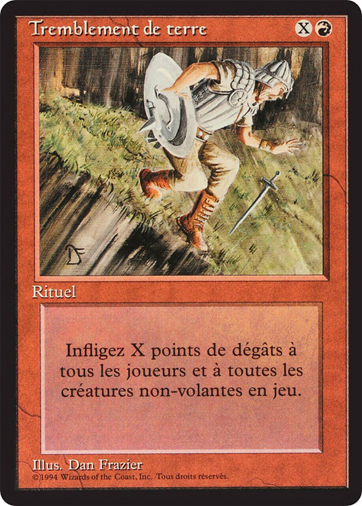 Earthquake [Foreign Black Border] | Shuffle n Cut Hobbies & Games