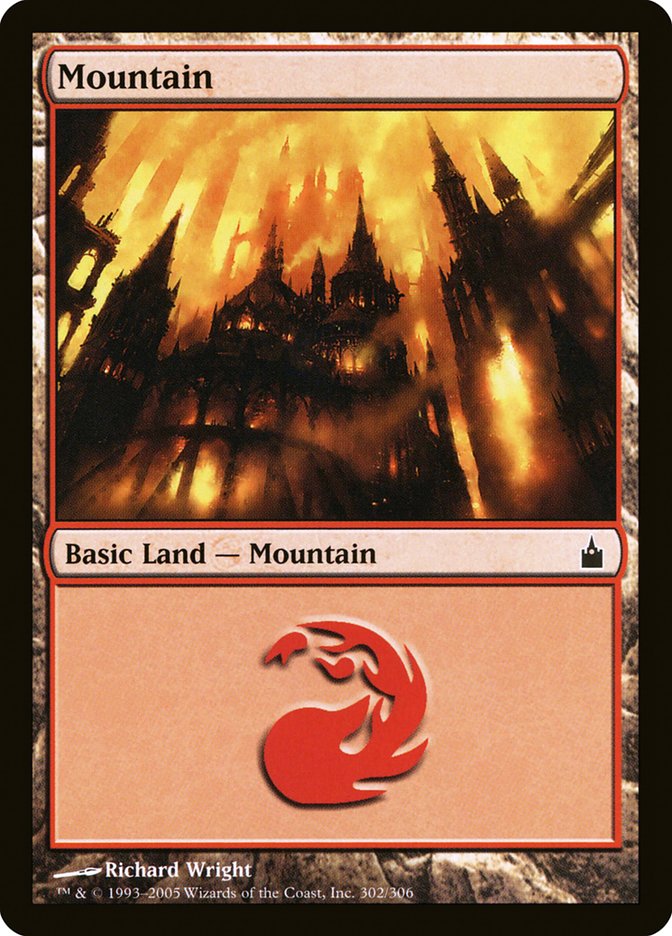 Mountain (302) [Ravnica: City of Guilds] | Shuffle n Cut Hobbies & Games