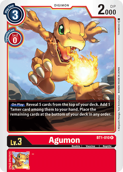 Agumon [BT1-010] [Release Special Booster Ver.1.0] | Shuffle n Cut Hobbies & Games