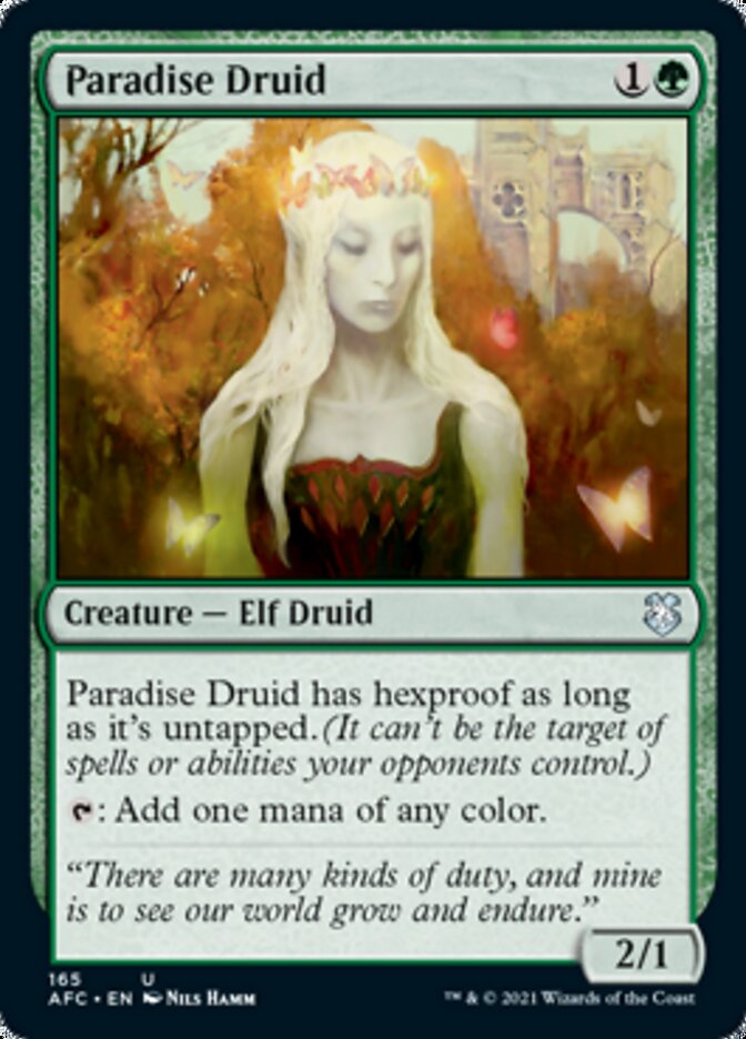 Paradise Druid [Dungeons & Dragons: Adventures in the Forgotten Realms Commander] | Shuffle n Cut Hobbies & Games