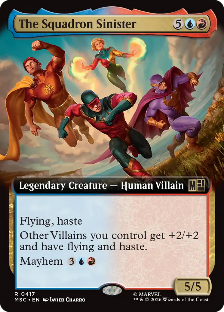 The Squadron Sinister (Extended Art) [Marvel Super Heroes Commander] | Shuffle n Cut Hobbies & Games