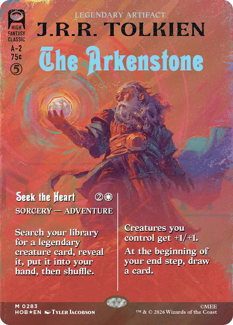 The Arkenstone (Borderless) (Surge Foil) [The Hobbit] | Shuffle n Cut Hobbies & Games