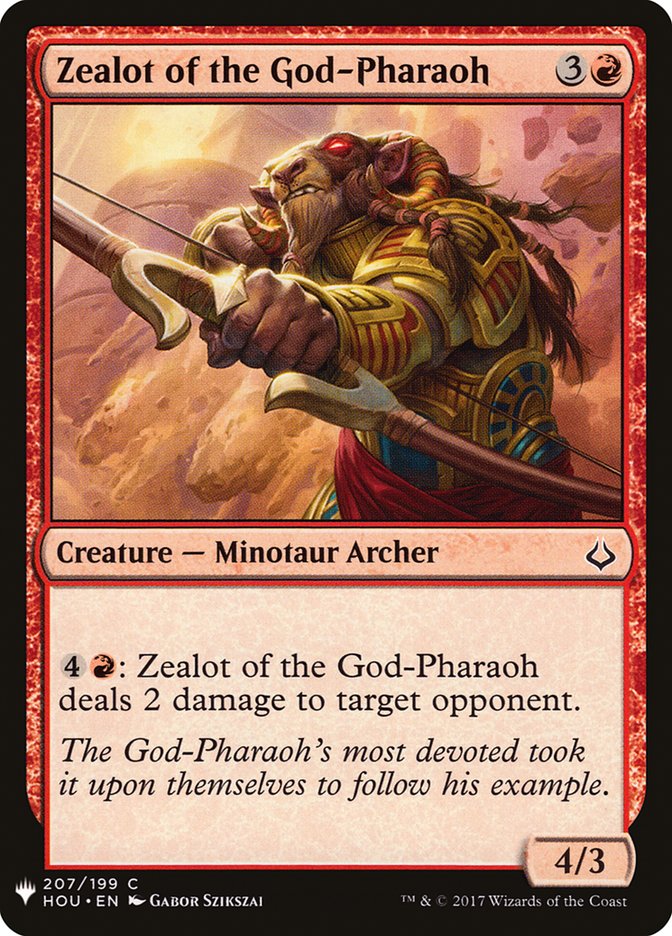Zealot of the God-Pharaoh [Mystery Booster] | Shuffle n Cut Hobbies & Games