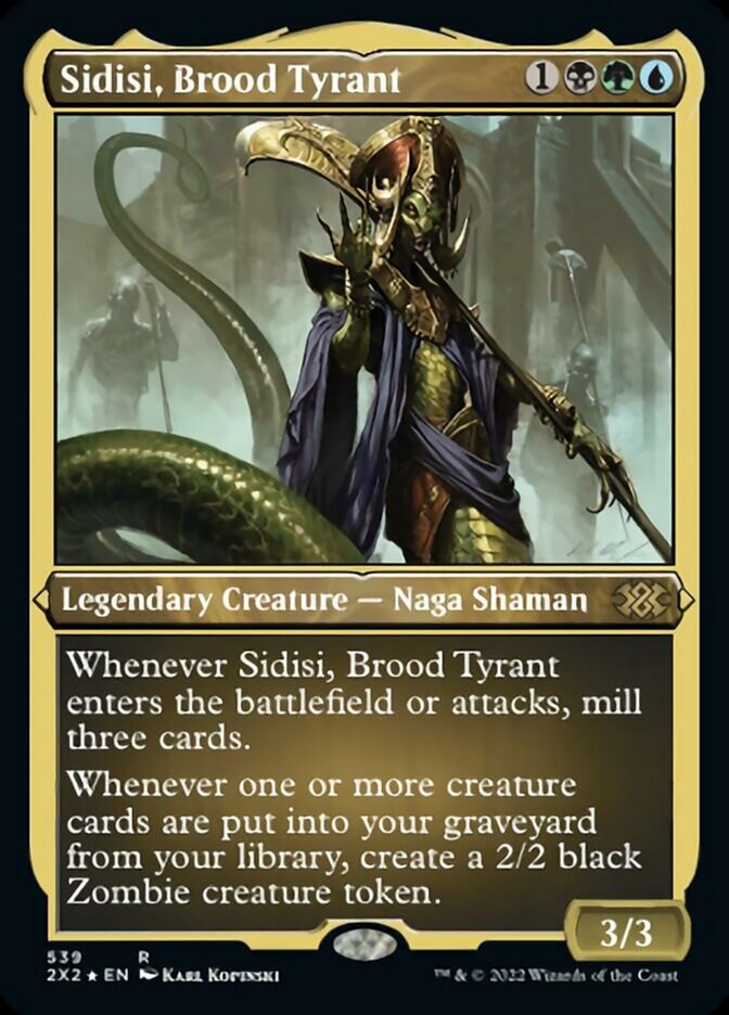 Sidisi, Brood Tyrant (Foil Etched) [Double Masters 2022] | Shuffle n Cut Hobbies & Games