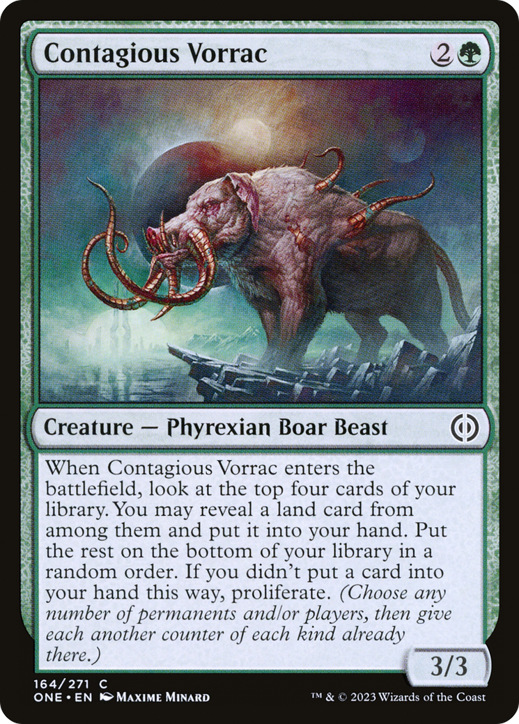 Contagious Vorrac [Phyrexia: All Will Be One] | Shuffle n Cut Hobbies & Games