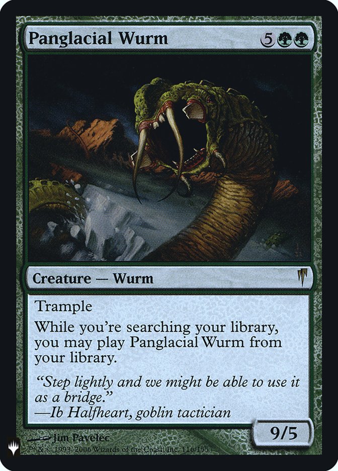 Panglacial Wurm [Mystery Booster] | Shuffle n Cut Hobbies & Games