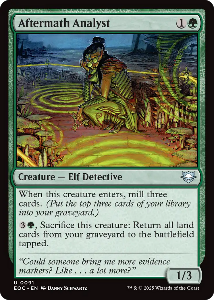 Aftermath Analyst [Edge of Eternities Commander] | Shuffle n Cut Hobbies & Games