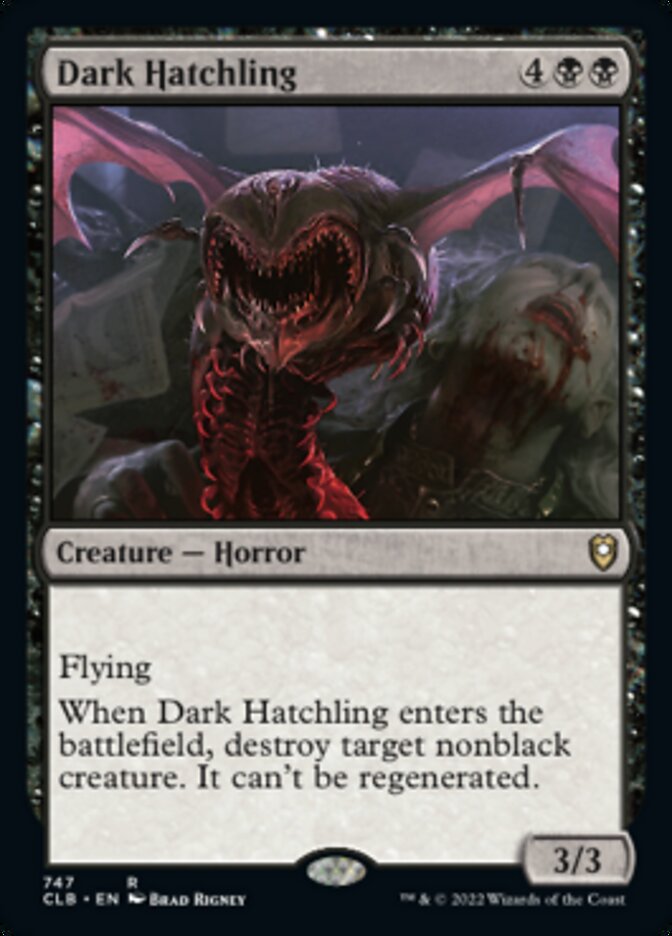 Dark Hatchling [Commander Legends: Battle for Baldur's Gate] | Shuffle n Cut Hobbies & Games