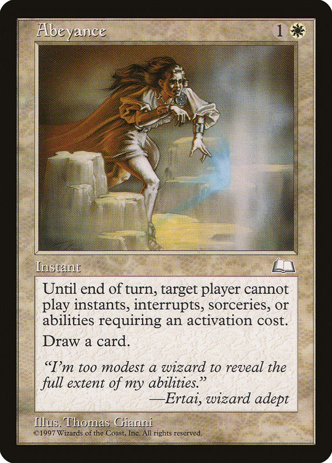 Abeyance [Weatherlight] | Shuffle n Cut Hobbies & Games