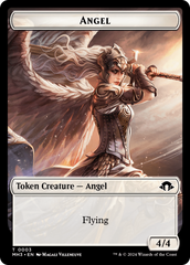 Eldrazi Spawn // Angel Double-Sided Token [Modern Horizons 3 Tokens] | Shuffle n Cut Hobbies & Games
