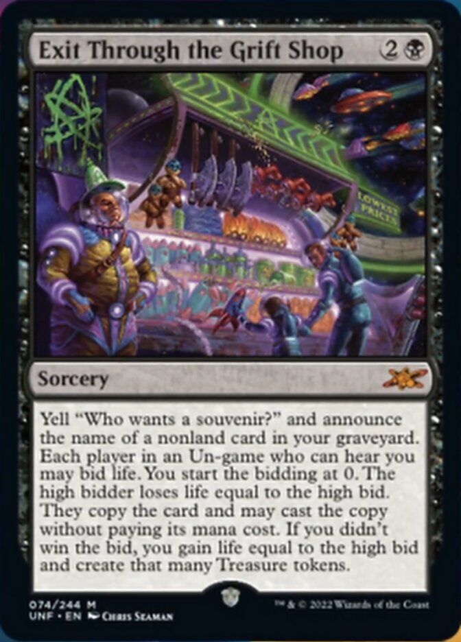 Exit Through the Grift Shop [Unfinity] | Shuffle n Cut Hobbies & Games