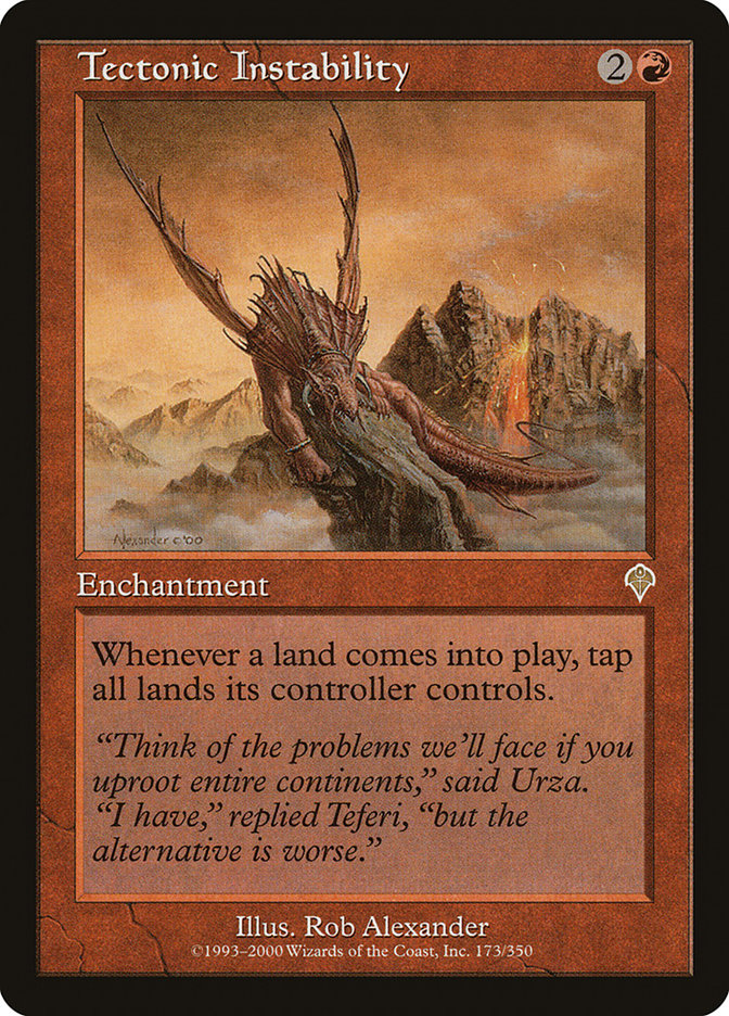 Tectonic Instability [Invasion] | Shuffle n Cut Hobbies & Games