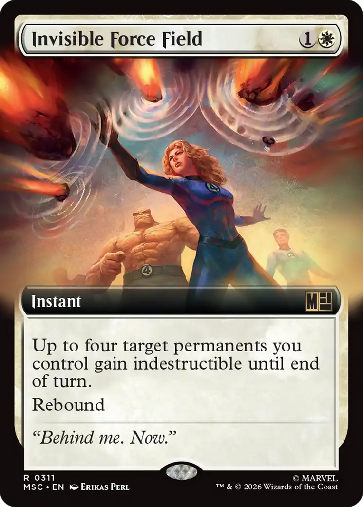 Invisible Force Field (Extended Art) [Marvel Super Heroes Commander] | Shuffle n Cut Hobbies & Games