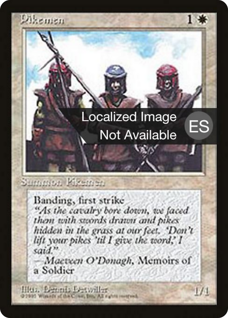 Pikemen [Fourth Edition Foreign Black Border] | Shuffle n Cut Hobbies & Games