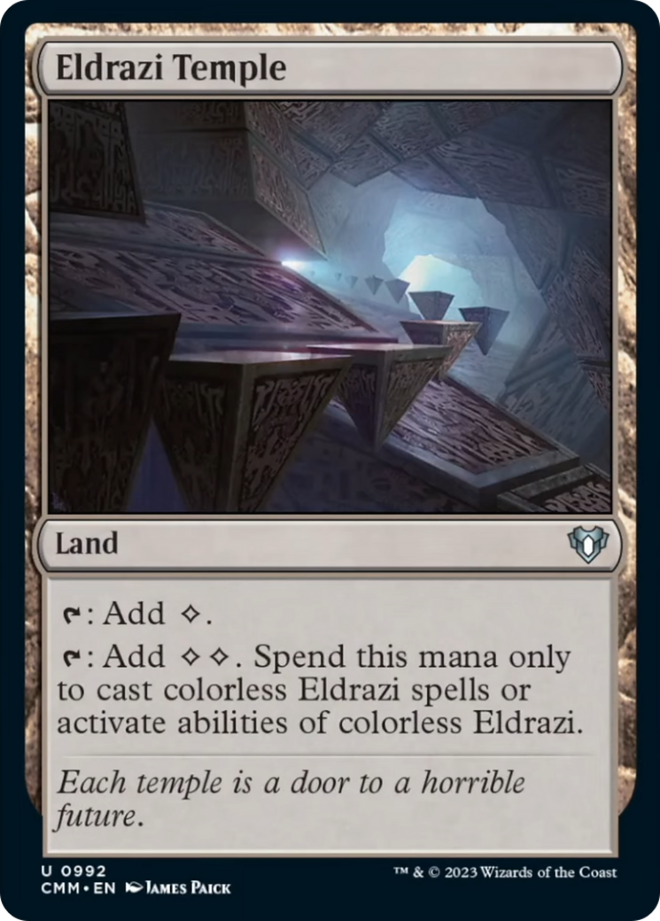 Eldrazi Temple [Commander Masters] | Shuffle n Cut Hobbies & Games
