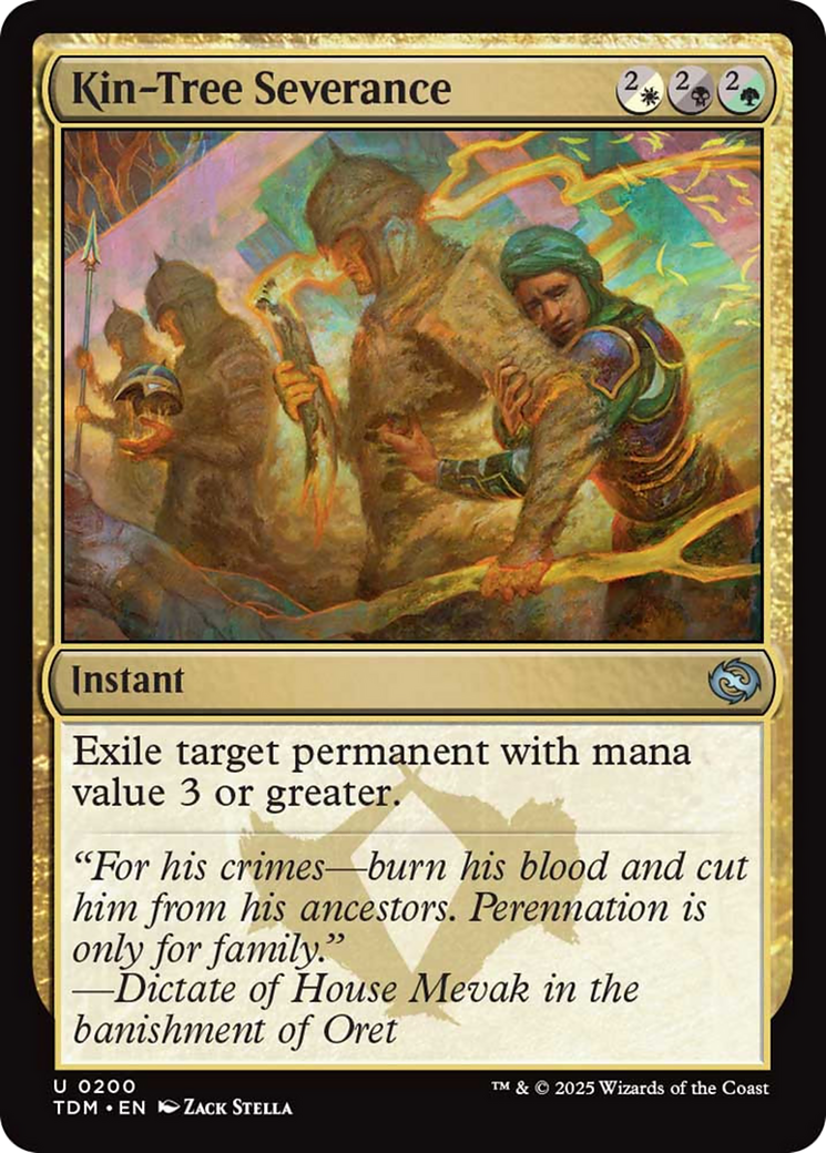 Kin-Tree Severance [Tarkir: Dragonstorm] | Shuffle n Cut Hobbies & Games