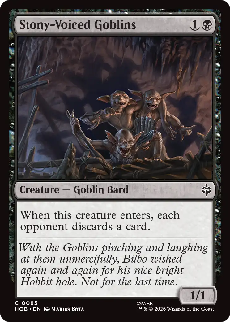 Stony-Voiced Goblins [The Hobbit] | Shuffle n Cut Hobbies & Games
