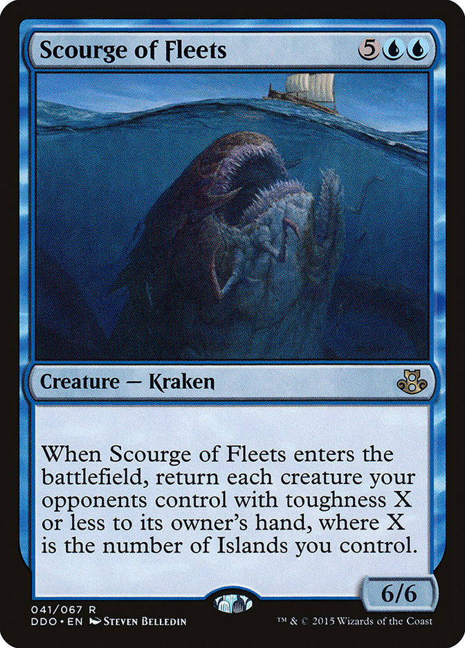 Scourge of Fleets [Duel Decks: Elspeth vs. Kiora] | Shuffle n Cut Hobbies & Games