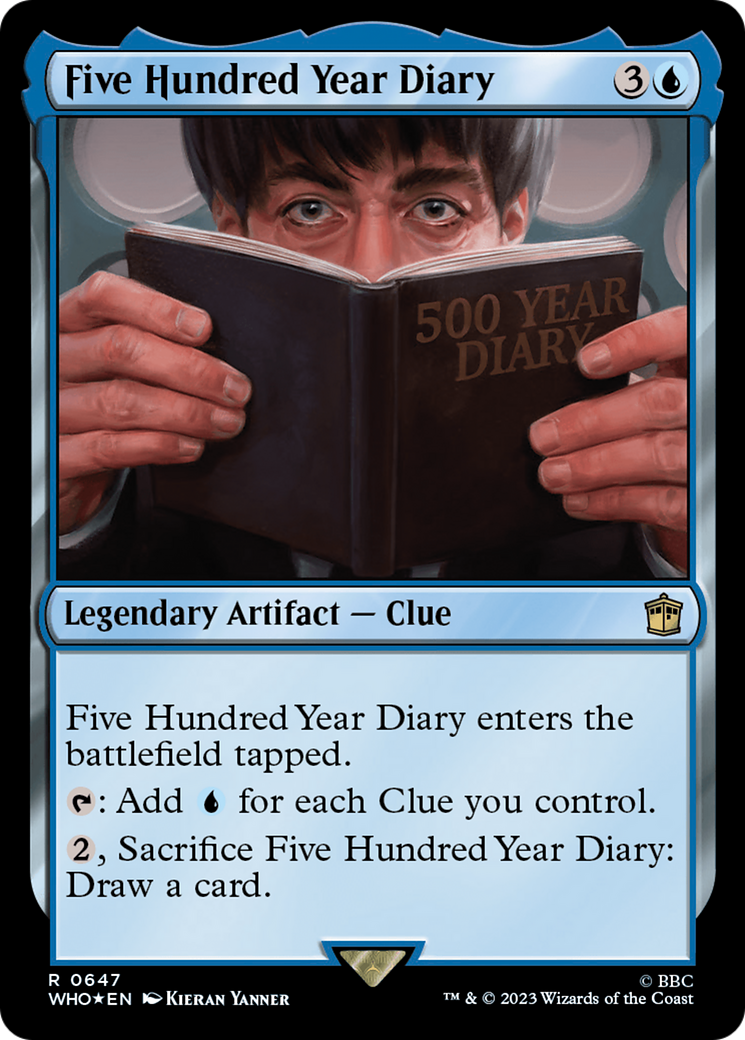 Five Hundred Year Diary (Surge Foil) [Doctor Who] | Shuffle n Cut Hobbies & Games