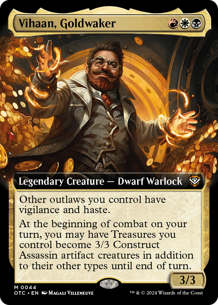 Vihaan, Goldwaker (Extended Art) [Outlaws of Thunder Junction Commander] | Shuffle n Cut Hobbies & Games