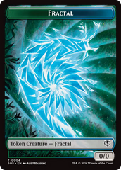 Thopter // Fractal (0004) Double-Sided Token [Secrets of Strixhaven Commander Tokens] | Shuffle n Cut Hobbies & Games