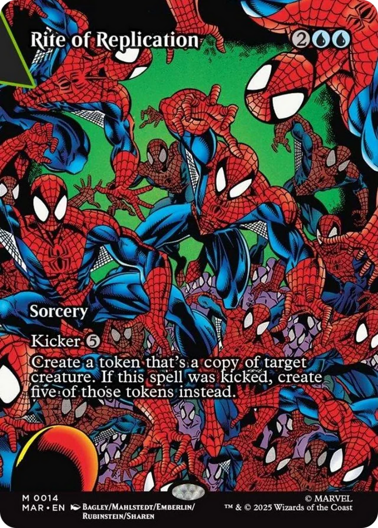 Rite of Replication (Borderless) [Marvel's Spider-Man: Eternal-Legal] | Shuffle n Cut Hobbies & Games