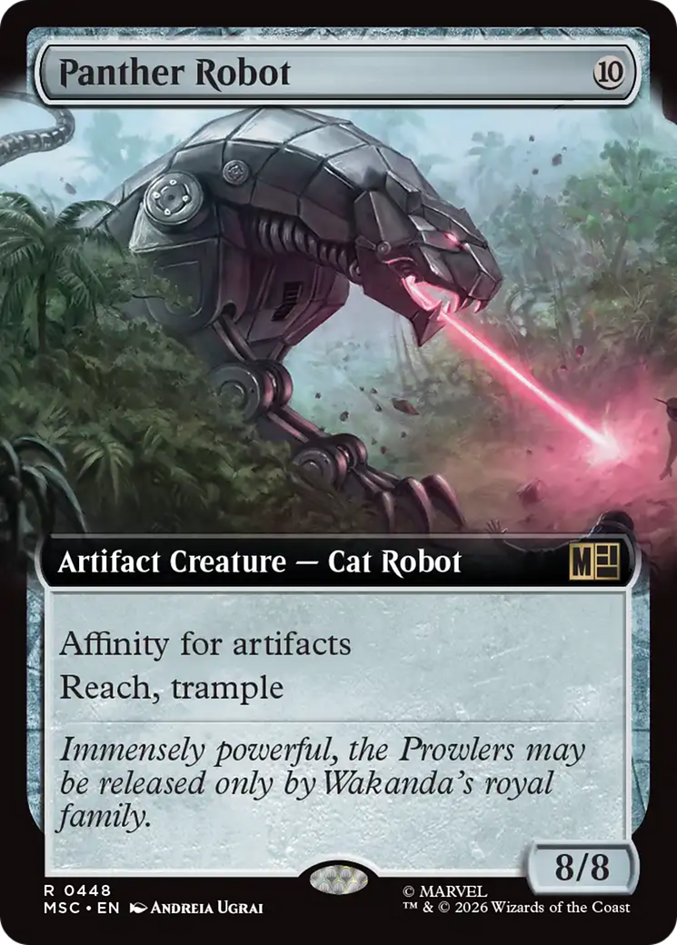 Panther Robot (Extended Art) [Marvel Super Heroes Commander] | Shuffle n Cut Hobbies & Games