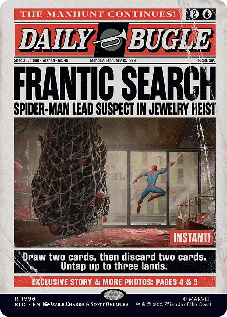 Frantic Search (1996) (Rainbow Foil) [Secret Lair Drop Series] | Shuffle n Cut Hobbies & Games