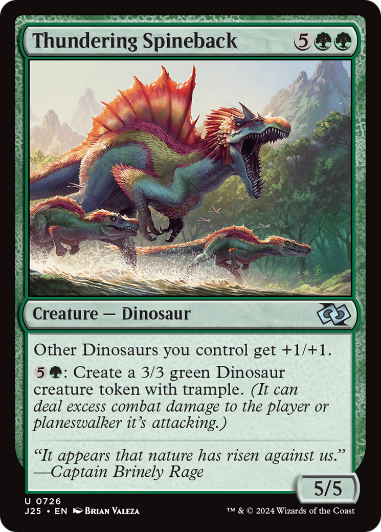 Thundering Spineback [Foundations Jumpstart] | Shuffle n Cut Hobbies & Games