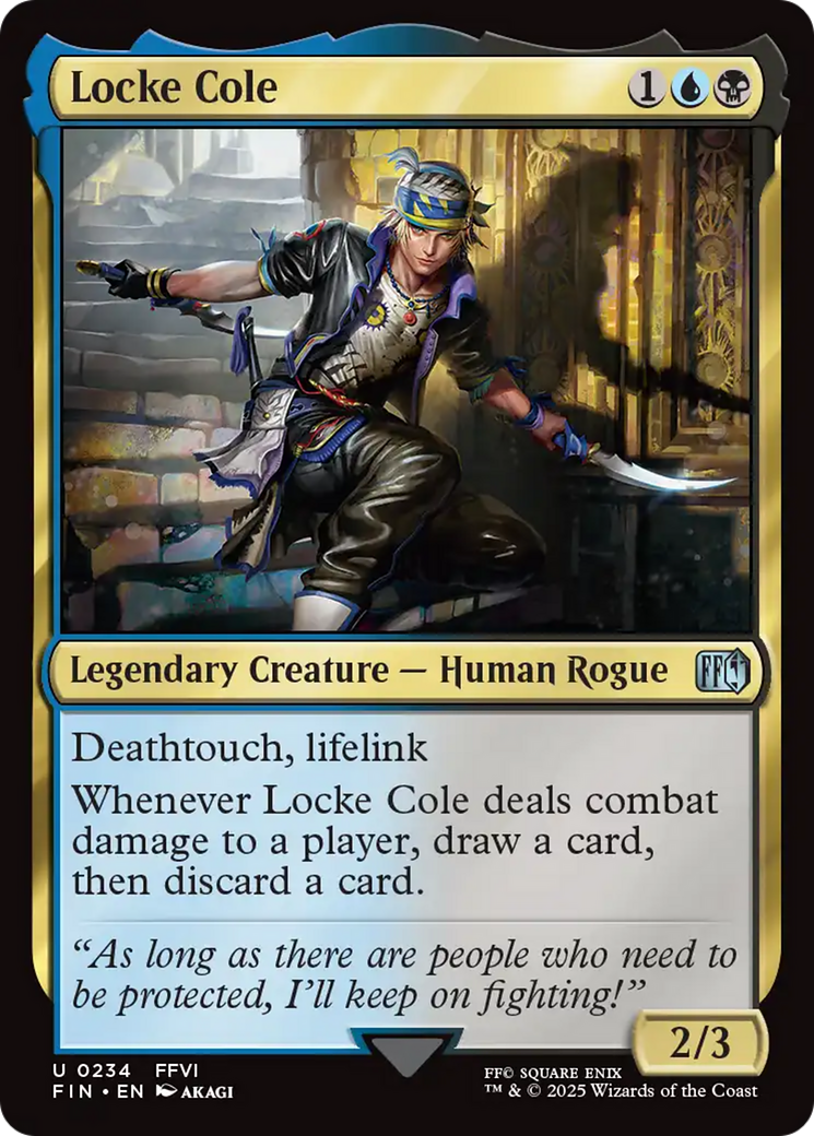 Locke Cole [FINAL FANTASY] | Shuffle n Cut Hobbies & Games