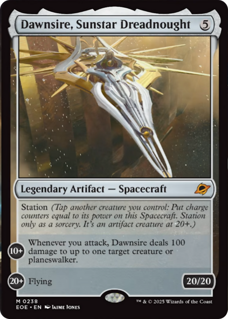 Dawnsire, Sunstar Dreadnought [Edge of Eternities] | Shuffle n Cut Hobbies & Games